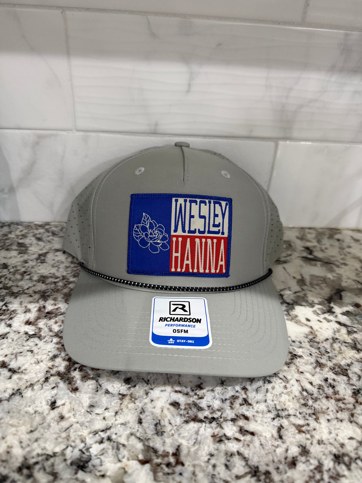 WH Flag Patch Perforated Trucker Cap