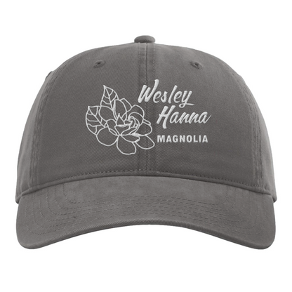 Magnolia Low Profile Cap - Gray, Army Green, or Maroon