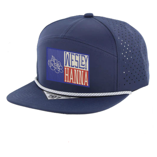 WH Flag Patch Perforated Trucker Cap